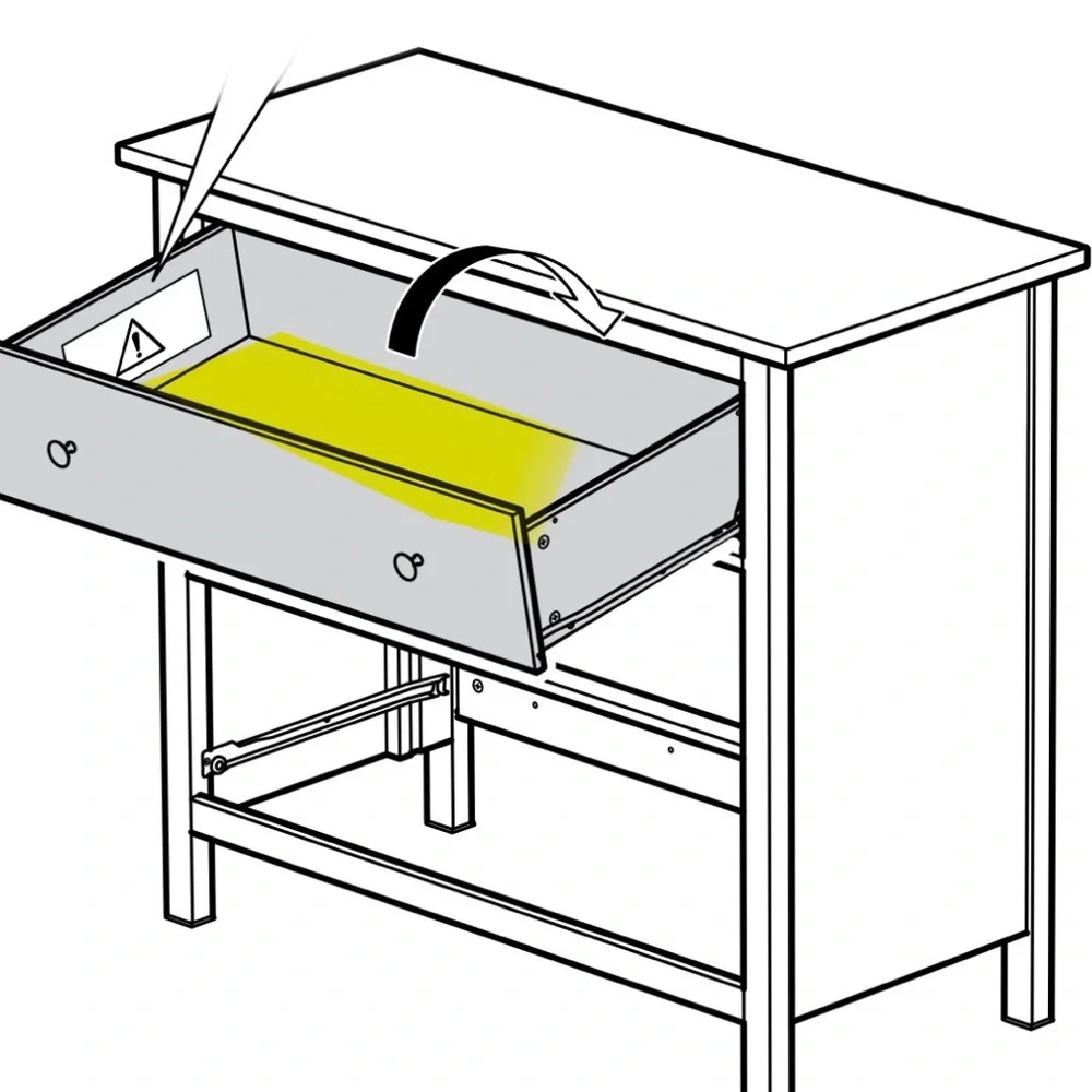 IKEA bottom panels of the HEMNES 3-drawer dresser’s drawer as a replacement part